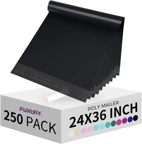 Miniatura 16 de Fuxury 1000 bolsas de envío de 12 x 15.5 pulgadas para ropa, bolsas de envío impermeables para ropa, sobres de envío adhesivos fuertes para pequeñas