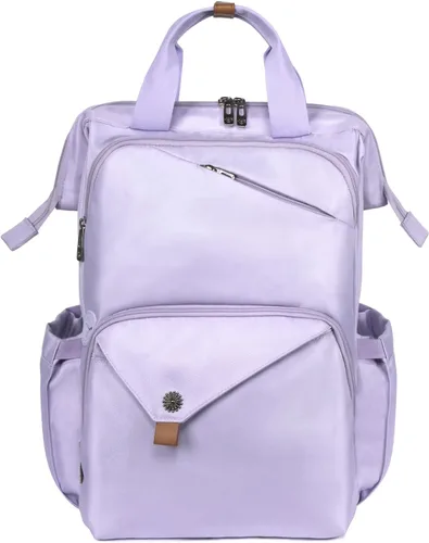 Miniatura 18 de Hap Tim - Mochila para Laptop, Mochila de Viaje para Mujer, Mochila de Trabajo, Verde Negro, Grande, Mochilas de viaje