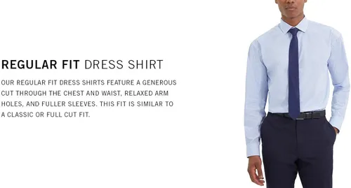 Miniatura 5 de Kenneth Cole - Camisa de vestir para hombre, ajuste regular, color liso