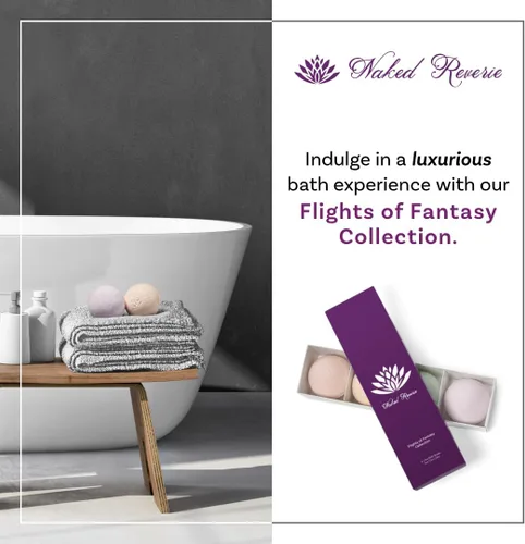 Miniatura 2 de Set de regalo de bombas de baño para mujeres: aceites esenciales orgánicos hechos en Estados Unidos, sal de Epsom y manteca de karité: 4 bombas