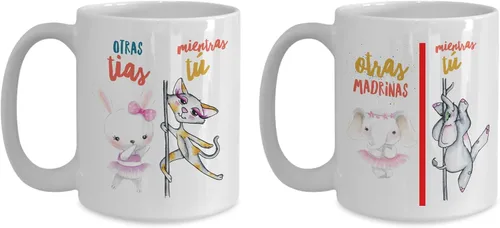Miniatura 3 de Regalo para hermana, madrina Taza de Café para Navidad Regalo perfecto para graduados, profesionales y estudiantes de enfermeria Vaso con Negro