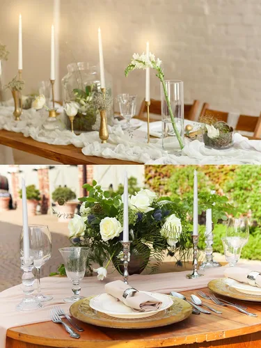 Miniatura 7 de Treela 24 Velas Cónicas Sin Llama Operadas por Batería a Granel Velas Falsas de 11 Pulgadas Luz LED Candelabros Parpadeantes Cónicos para Decoración