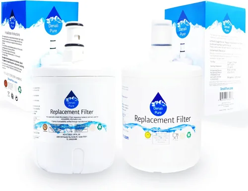 Paquete de 2 filtros de agua de repuesto para refrigerador Whirlpool ED25TEXHW00, compatible con Whirlpool 8171413, 8171414 cartucho de filtro de