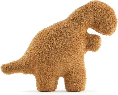 Miniatura 12 de NXCHIZS Almohada de peluche de pepita de dinosaurio, divertido regalo de cumpleaños de pepita de pollo, almohada decorativa de dinosaurio