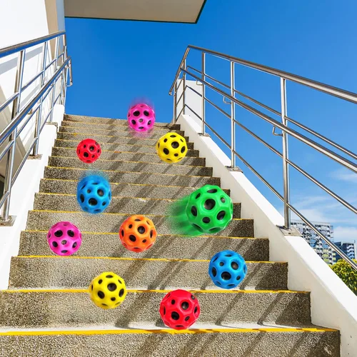 Miniatura 3 de ZHEBAG Bola de Salto Super Alto, Bola de Rebote Extremadamente Alto, Bola de Rebote Super Alto, Bola Sensorial para Niños, Bola de Entrenamiento