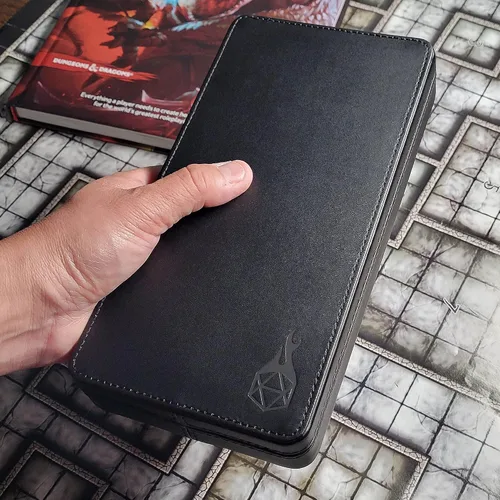 Miniatura 3 de Forged Dice Co. Reliquary - Estuche grande dividido para dados con bandeja de dados para juegos de dados poliédricos, 21 cámaras forradas