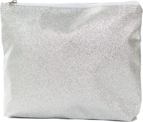 Miniatura 17 de Leisureland Bolsa de cosméticos de dos tonos de lona de algodón maquillaje bolsa de embrague, rojo (Buffalo Plaid Red)