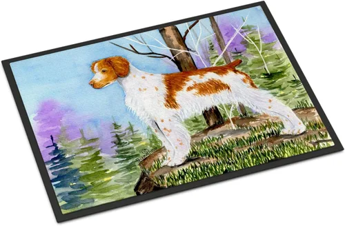 Miniatura 327 de Caroline's Treasures SS8220MAT - Felpudo afgano de 18 x 27 pulgadas, para interiores y exteriores, para entrada, antideslizante, lavable, de pelo