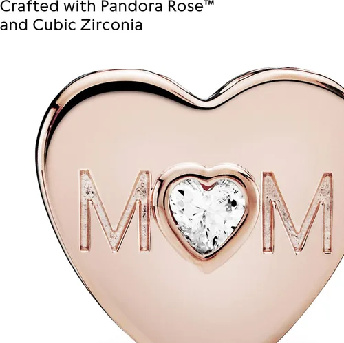 Miniatura 3 de PANDORA Corazón madre circonita cúbica transparente Metal Circonita cúbica