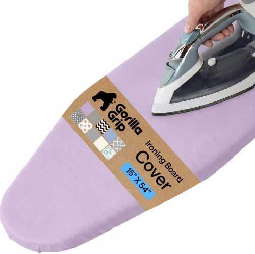 Miniatura 40 de GORILLA GRIP The Original - Funda y almohadilla para tabla de planchar, revestimiento de silicona, acolchado grueso resistente a la quemadura, Gris