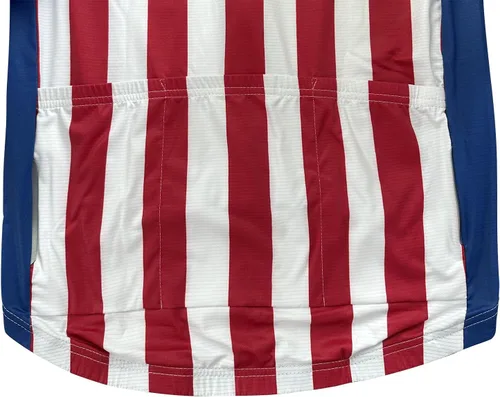 Miniatura 9 de Lo.gas Camiseta de ciclismo de Estados Unidos para hombre, manga corta, camisetas de ciclismo con bandera americana, ropa de bicicleta de carretera