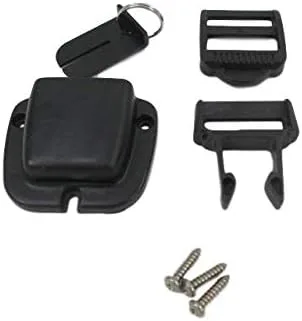 1 kit de reparación de correa de pestillo de cubierta de bañera de hidromasaje y llave Catalina Cal Spa Lock Clip