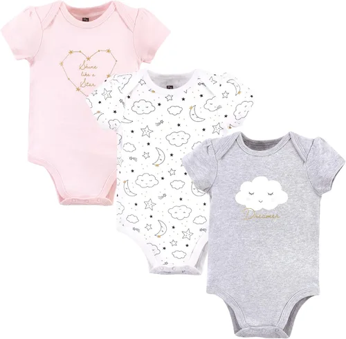 Miniatura 358 de Hudson Baby baby-girls Cotton Bodysuits 3-pack
