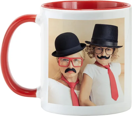 Miniatura 10 de Let's Make Memories Taza con fotos personalizada, taza de café personalizada, tu foto o obra de arte de niños, para ella, cumpleaños, para mamá