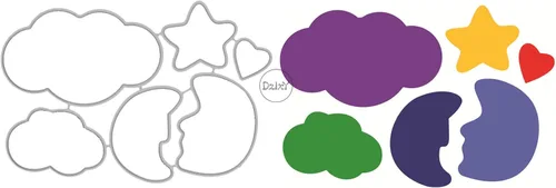 Miniatura 8 de DzIxY Troqueles de corte de metal en forma de corazón simples para kit de fabricación de tarjetas, juegos de troqueles de papel en relieve, 7