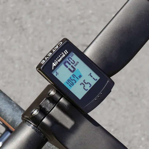 Miniatura 6 de CATEYE AirGPS - Computadora de bicicleta recargable por USB - Computadora de ciclismo GPS con Bluetooth ANT+, velocímetro de bicicleta GPS, montaje
