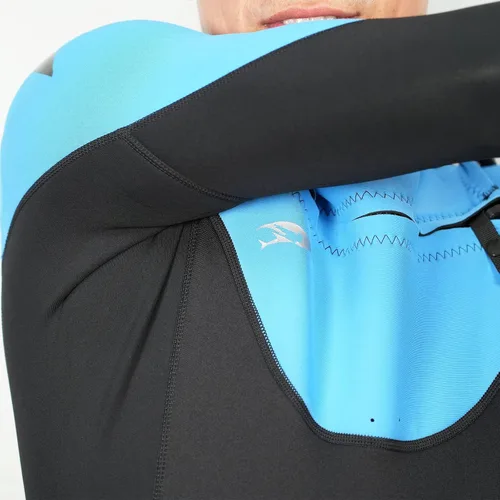 Miniatura 8 de Trajes de neopreno para hombres y mujeres, traje húmedo con cremallera en el pecho para agua fría, guante de cuerpo completo de 0.036 pulgadas