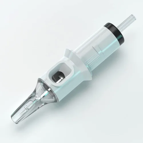 HAWINK Agujas de cartucho para tatuaje #12 Estándar 3 delineador redondo X-Taper 50 piezas con membrana desechable profesional EN05S-50-1203RLT