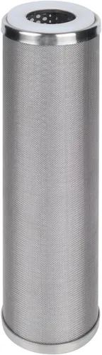 Miniatura 7 de Cartucho de filtro de malla de alambre limpiable de acero inoxidable 10" de longitud, 2.5" DE (10 micrones)