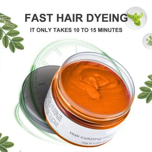 Miniatura 7 de Cera temporal para teñido del cabello, spray de color para el cabello, cera natural para el cabello, tinte temporal para el cabello para niños