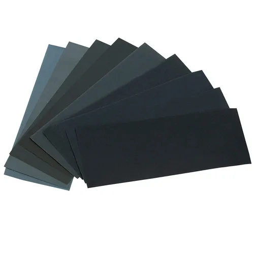 HSYMQ Paquete de variedad de papel de lija de 24 piezas, 12 granos surtidos para lijado de madera y metal, papel de lija para uso húmedo y seco,