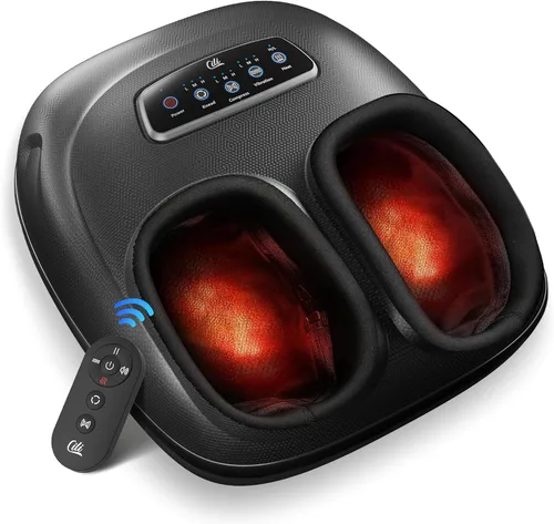 CILI Masajeador de Pies con Calor, Máquina de Masaje Shiatsu para Pies 2025 para Alivio del Dolor de Fascitis Plantar y Neuropatía, Masajeador de