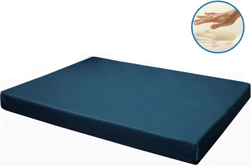 Miniatura 6 de Dogbed4less Cama para perro con plataforma de espuma viscoelástica, colchón de jaula para alivio ortopédico de articulaciones con funda extraíble