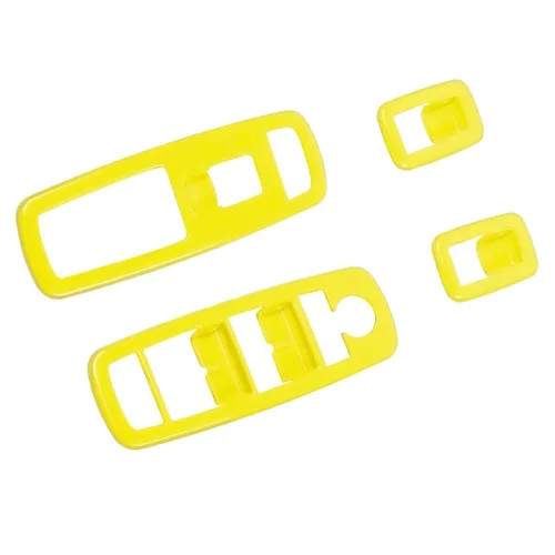 Miniatura 18 de Voodonala Interruptor de elevación de ventana, botón de control de elevalunas eléctrico, embellecedor para Dodge Charger Durango 2011-2025, para RAM