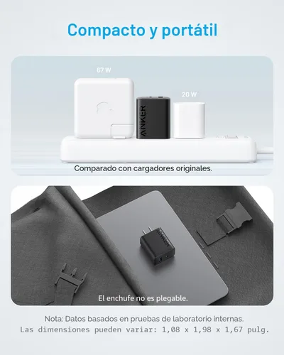 Miniatura 5 de Anker - Cargador para iPhone 17/16, 2 unidades, 20 W, cargador USB C rápido, para iPhone 16/16 Pro Max/serie 15/iPad Pro y más