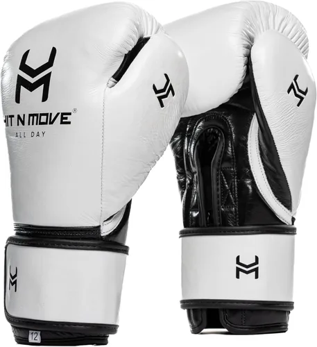 Miniatura 17 de HIT N MOVE Guantes de boxeo All Day Pro Balance con gancho y bucle, guantes de boxeo para hombre, equipo de boxeo, guantes de entrenamiento