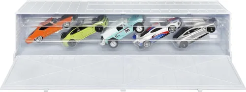 Miniatura 5 de Hot Wheels Premium Car Culture American Scene Vehículos de juguete, paquete de 5 modelos a escala 1:64 hechos en Estados Unidos, neumáticos de Real