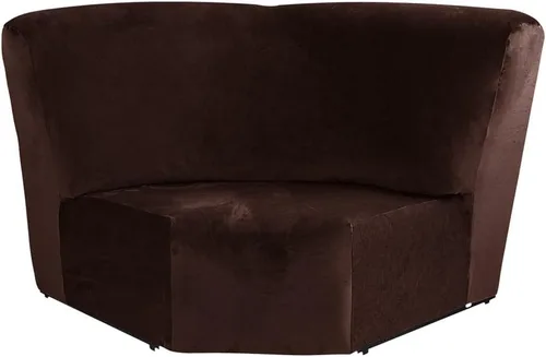 Miniatura 19 de Funda de terciopelo para sofá esquinero, 1 pieza adicional para asiento esquinero, protector para sofá reclinable en forma de L, decoración