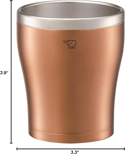 Miniatura 6 de Zojirushi SX-DN30-NC - Vaso de acero inoxidable, doble capa al vacío, retención de calor, aislamiento al frío, 10.1 fl oz (10.1 fl oz), cobre cobre