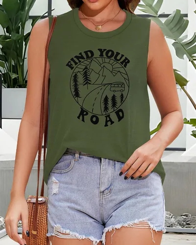 Miniatura 5 de Camisetas sin mangas para mujer, de verano, informales y holgadas, blusas tipo túnica