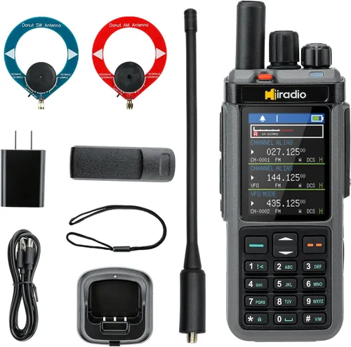 Y23UV-98 - Radio jamón de 10 W, receptor HF CB SSB de largo alcance, Walkie Talkie, radio portátil de 2 vías, 1024 canales con repetidor de banda