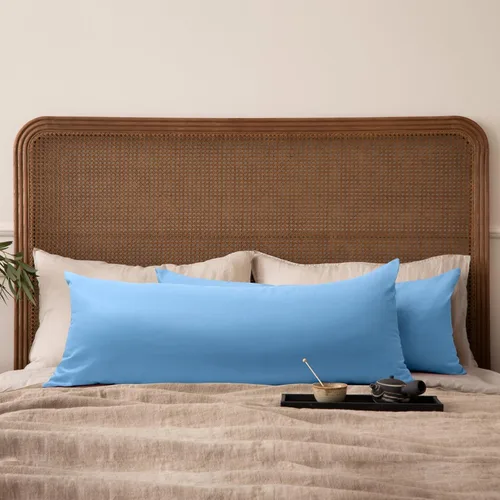 Miniatura 69 de Thmyo - Paquete de 2 fundas de almohada de algodón sólido decorativas cuadradas, fundas de almohada DIY, fundas de almohada en blanco