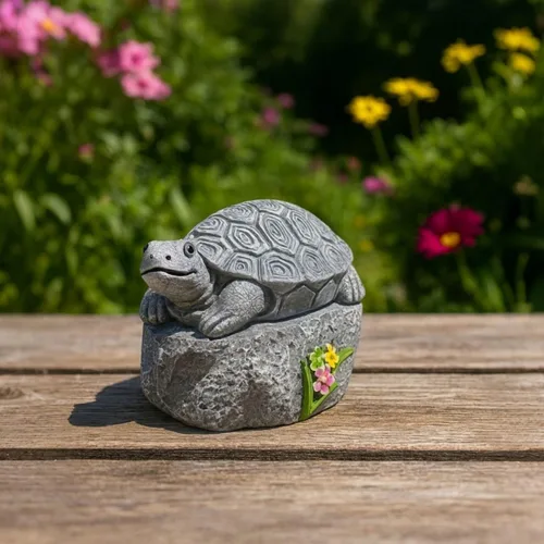 Miniatura 4 de Turtle Hide a Key Outside Spare Key Hiders Outdoor Turtle Shape Garden Decor Waterproof Safe Holder for Outdoor Yard Geocache Containers Rock