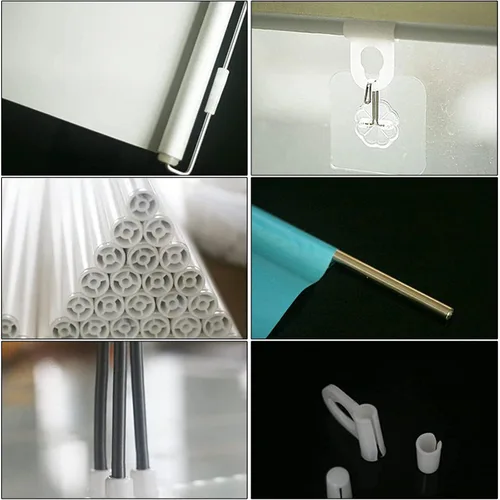 Miniatura 5 de Persianas enrollables opacas con ventosas, persianas enrollables opacas térmicas, persianas de privacidad temporales, cortinas portátiles Negro