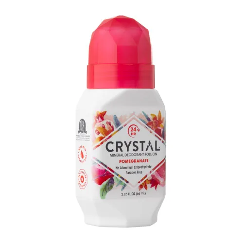 Miniatura 4 de Crystal- Desodorante mineral Roll-On manzanilla y té verde, Granada, paquete de de 12