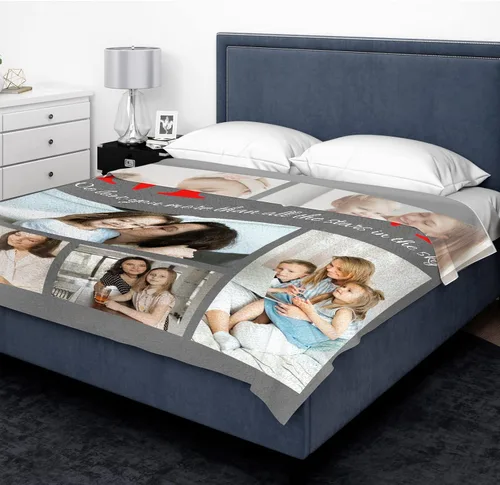 Miniatura 42 de Manta personalizada con foto/texto, manta con imagen personalizada, regalos de amor, regalos personalizados para parejas para novio, novia, esposa