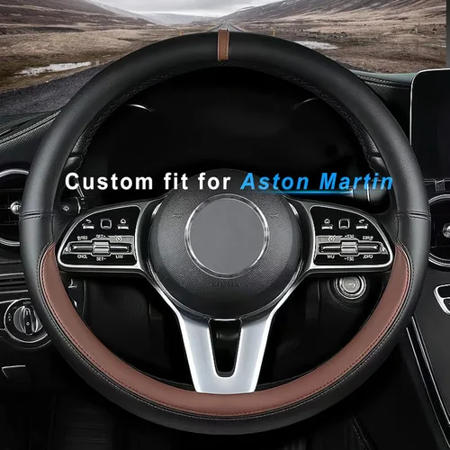 Miniatura 13 de Ajuste personalizado para cubierta de volante de automóvil de Mazda, cubierta de volante de cuero Nappa antideslizante, diseñada para accesorios