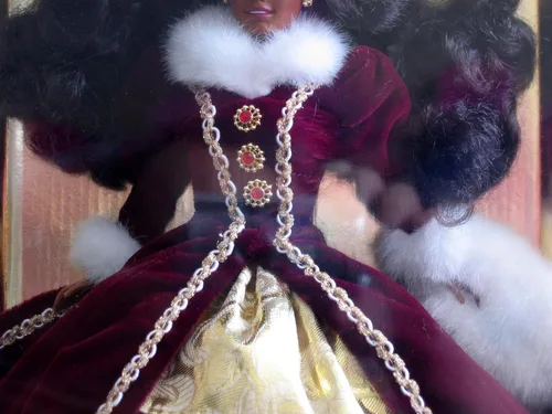 Miniatura 3 de 1996 Afroamericano Felices Fiestas Barbie