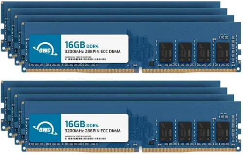 Miniatura 12 de OWC 8GB DDR4 3200MHz PC4-25600 CL22 1RX8 ECC Unbuffered UDIMM 1.2V 288-pin Workstation Server Memoria RAM