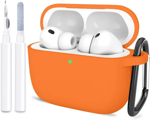Miniatura 10 de Compatible con AirPods Pro 3, funda protectora de silicona suave con kit de limpieza de llavero para mujeres y hombres para Apple AirPods Pro de 3ª