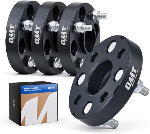 Orion Motor Tech 1" (25mm) 4x100 Espaciadores de rueda Compatibles con Honda Accord Civic, Mini Cooper, Toyota Corolla Prius, Juego de espaciadores