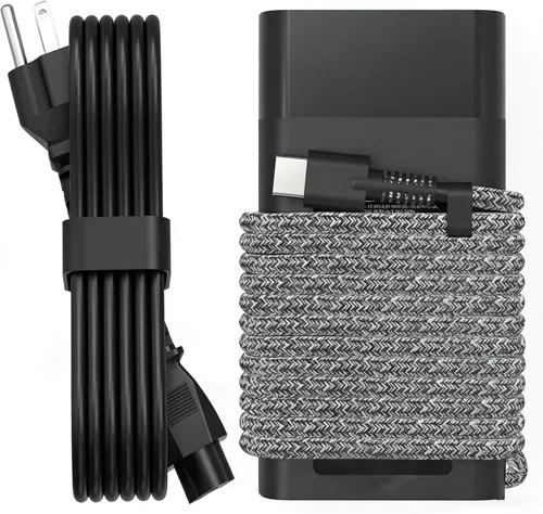 Cargador de portátil delgado USB C de 65 W, compatible con cargador HP Spectre X360 Elitebook Envy Omnibook Chromebook Elite Dragonfly ProBook Zbook