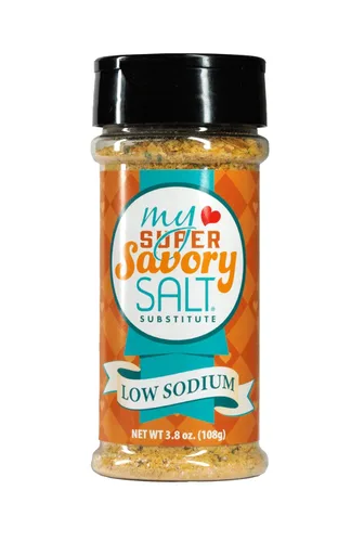 My SUPER Savory SALT - Condimento bajo en sodio y bajo en potasio - Levadura nutricional y hierbas - Sabor limpio y deseable para palomitas de maíz,
