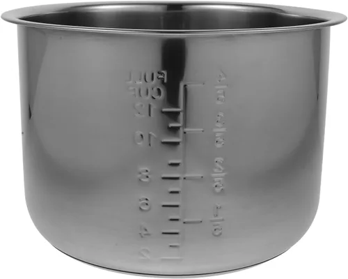 Miniatura 11 de Operitacx Olla de arrocera interior de 3 tazas/0.5L sin cocinar, olla de repuesto interior antiadherente compatible con olla arrocera de 1.5 L