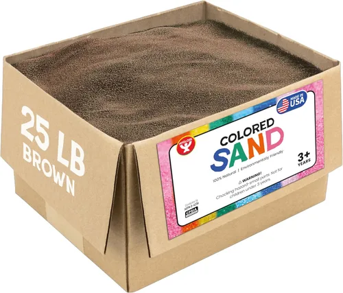 Miniatura 11 de Hygloss Arena de colores para manualidades – Botella de 1 libra, magenta – Juegos de arte de arena fina y colorida vibrante para niños – Actividades