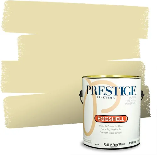 Miniatura 6 de PRESTIGE Paints Exterior Paint and Primer In One, 1-Gallon, Satin, Comparable Match of Benjamin Moore* Royal Linen* 931BM-PCM